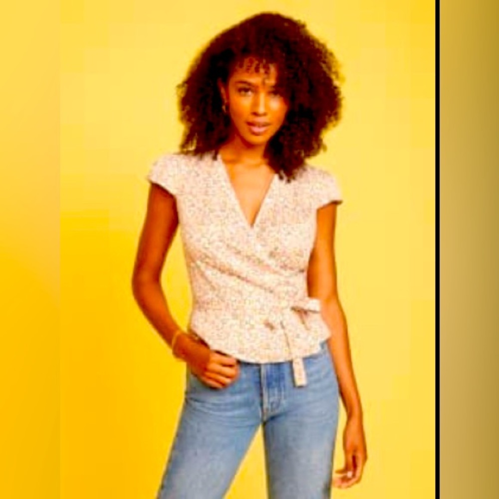 Reformation Brielle Top Size S in Rosie